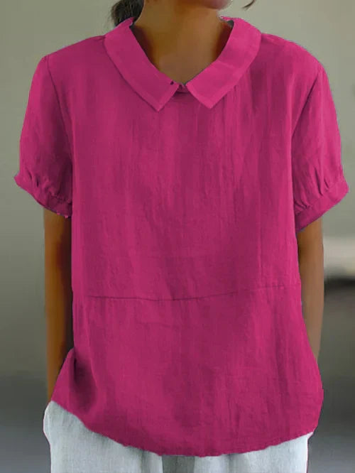 Casual Shirt With Short Sleeves - Sofia