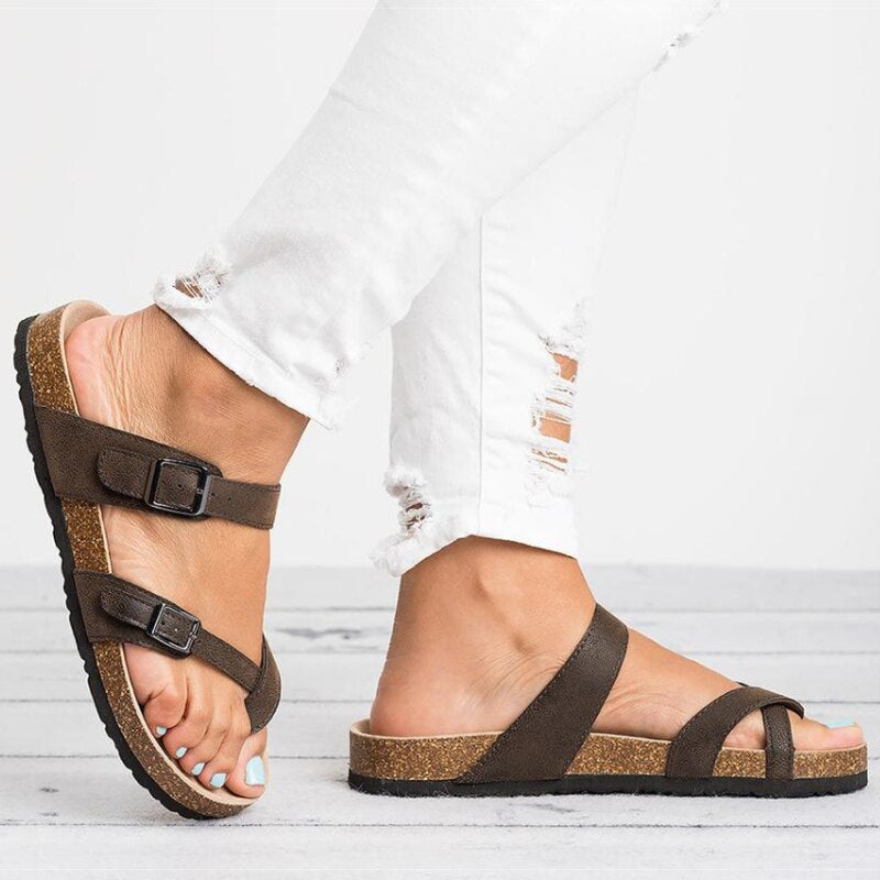 Roman-style comfortable sandals - Camila