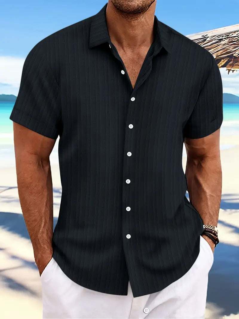 Men's short sleeve summer shirt - Colton