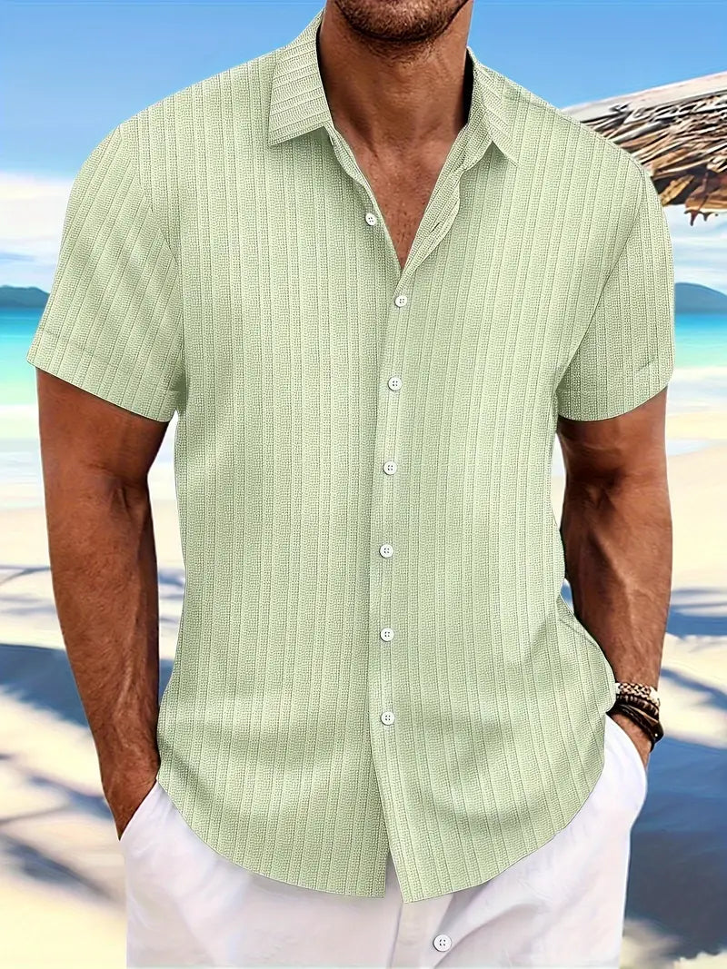 Men's short sleeve summer shirt - Colton