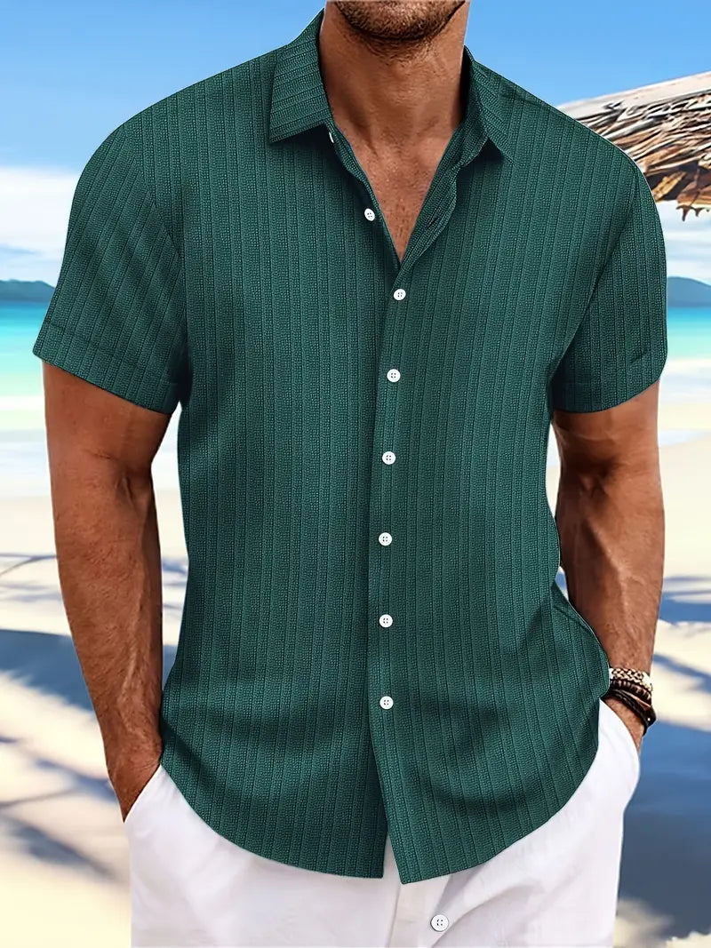 Men's short sleeve summer shirt - Colton