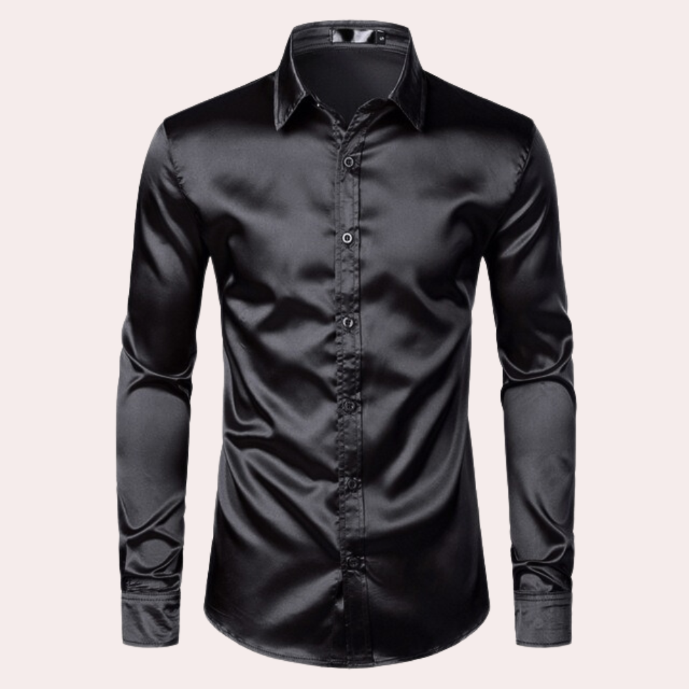 Stylish long-sleeved men's shirt - Enzo