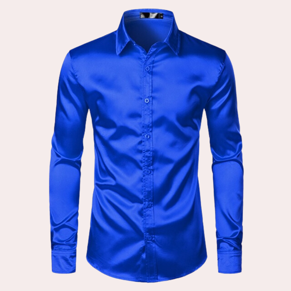 Stylish long-sleeved men's shirt - Enzo