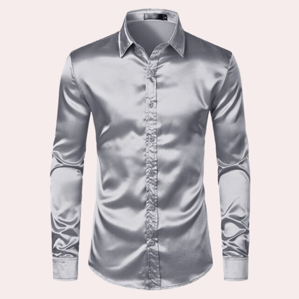 Stylish long-sleeved men's shirt - Enzo