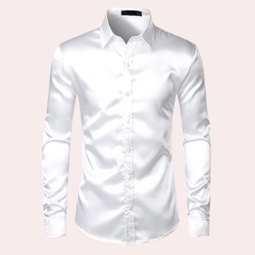 Stylish long-sleeved men's shirt - Enzo