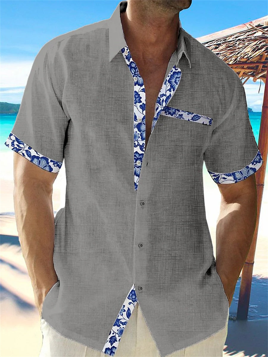 Spring and summer linen shirt - Daniel