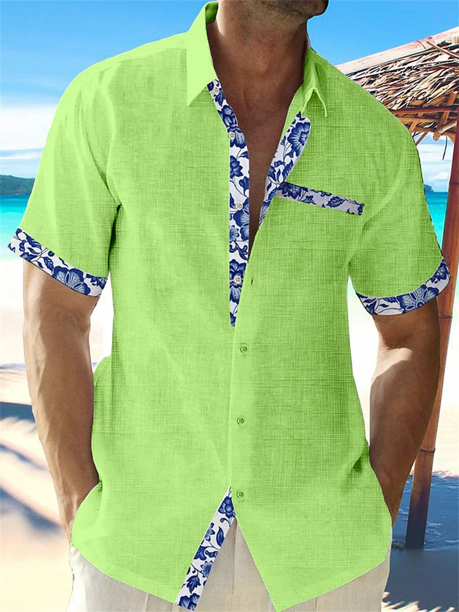 Spring and summer linen shirt - Daniel