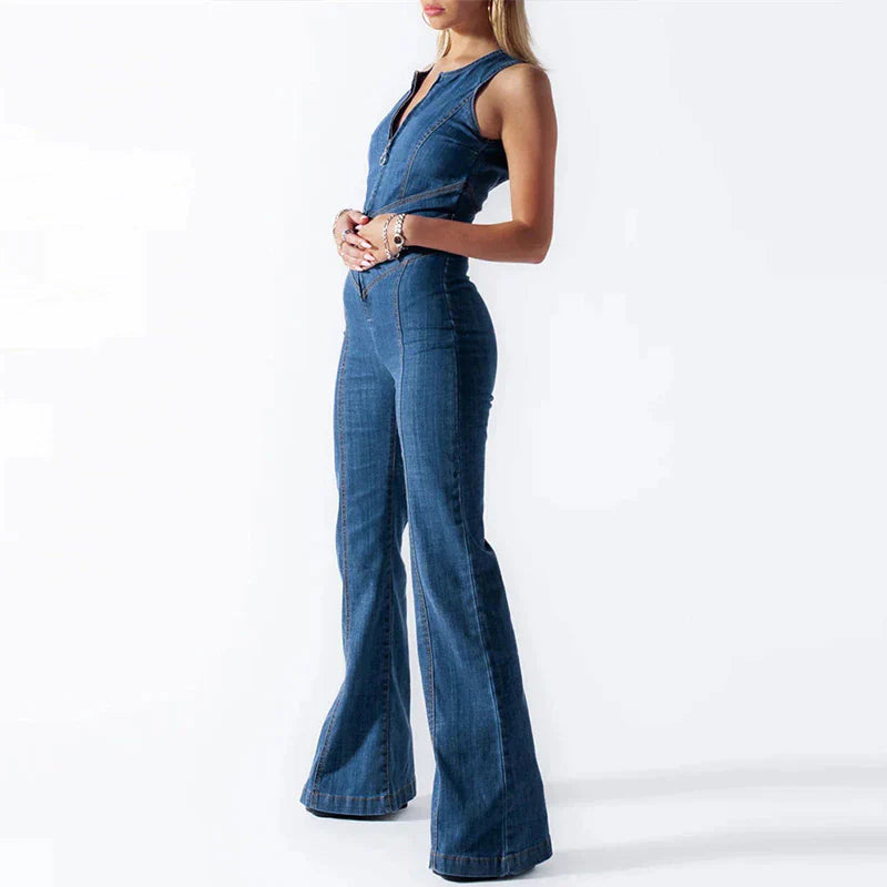 Heart-shaped halter jumpsuit - Aria