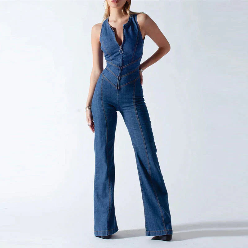 Heart-shaped halter jumpsuit - Aria