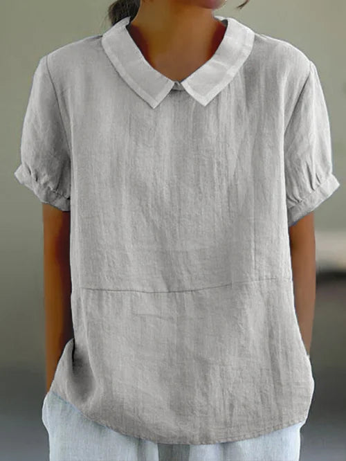 Casual Shirt With Short Sleeves - Sofia