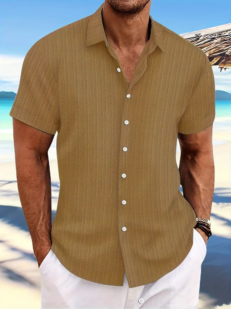 Men's short sleeve summer shirt - Colton