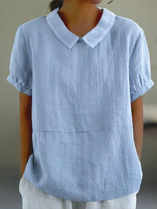 Casual Shirt With Short Sleeves - Sofia