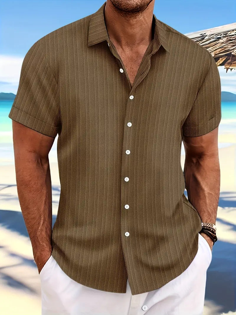 Men's short sleeve summer shirt - Colton