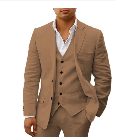 Men's 3-piece linen suit - Austin