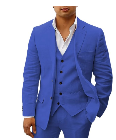 Men's 3-piece linen suit - Austin