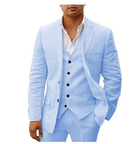 Men's 3-piece linen suit - Austin