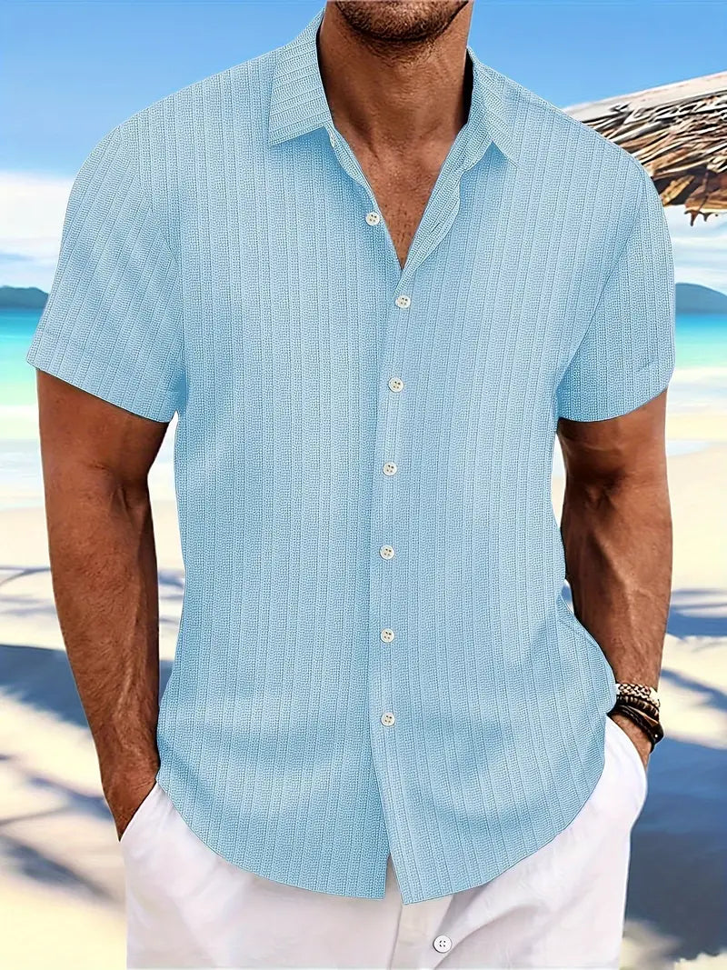 Men's short sleeve summer shirt - Colton