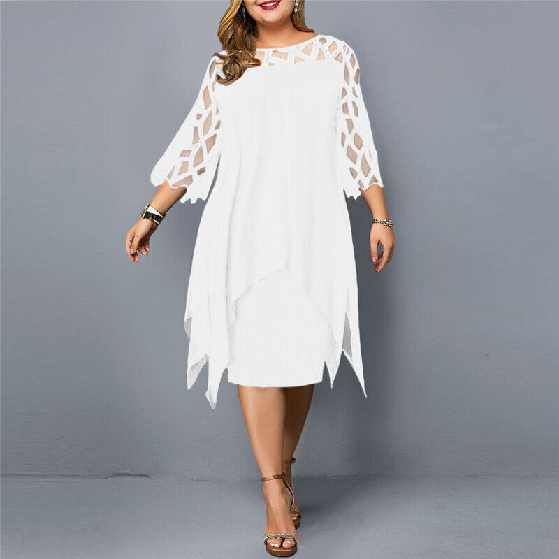 Elegant oversized midi dress - Riley