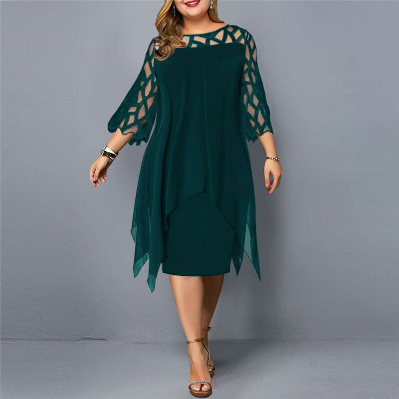 Elegant oversized midi dress - Riley